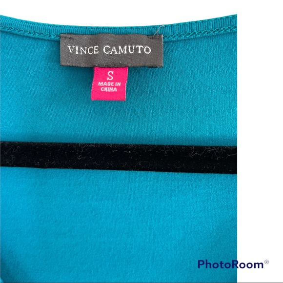 Vince Camuto long sleeve turquoise top. Size S, no stains, snags or tears - Picture 4 of 4